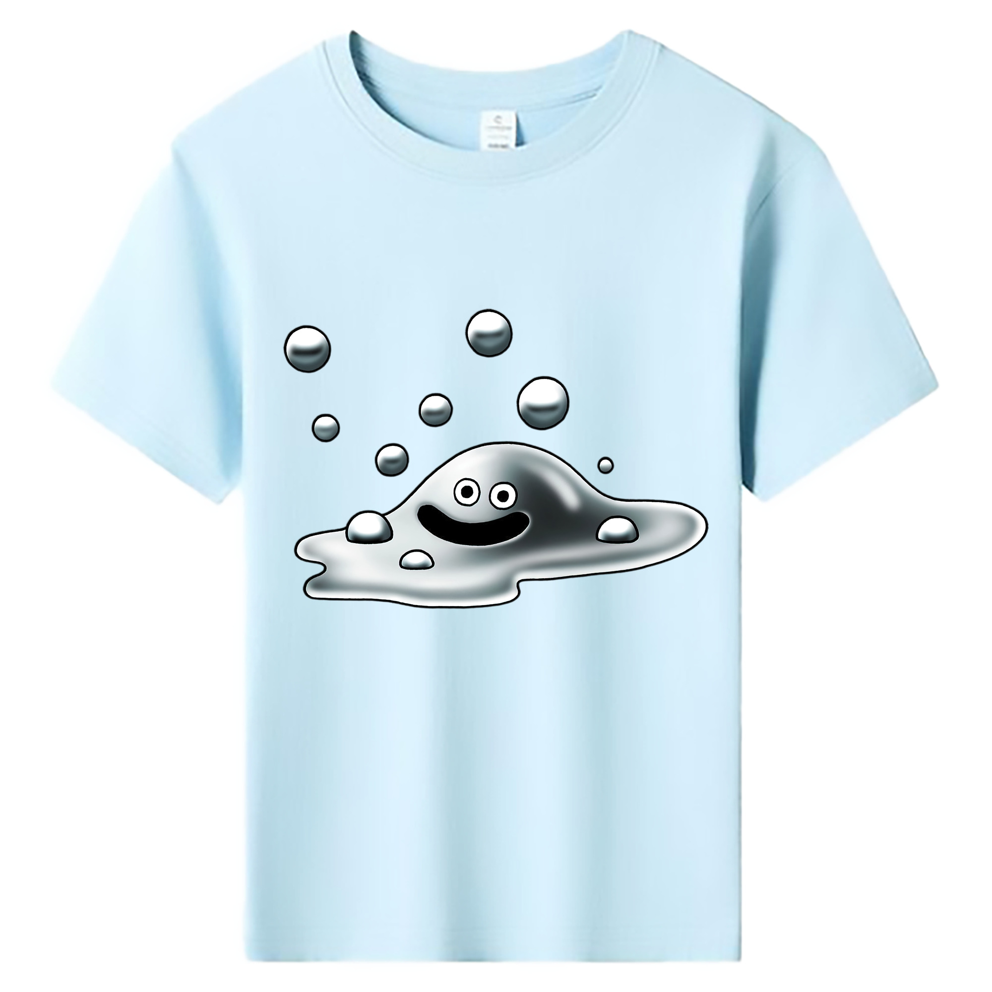 （画像用） ドラゴンクエスト Doragon Kuesuto Dragon Quest 綿100％キッズTシャツ（フロントプリント）
